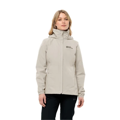 Abbildung von Jack Wolfskin Stormy Point 2L Jacket Hardshelljacke, Damen, Größe: XS, Seal