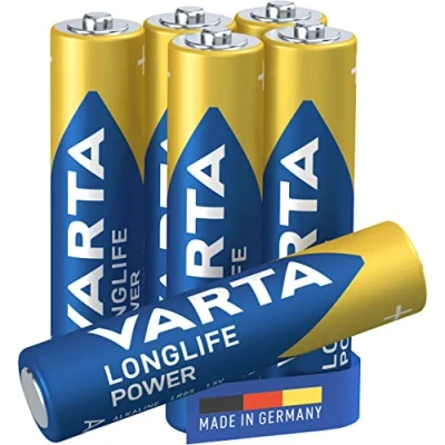 Abbildung von VARTA Batterien AAA, 6 Stück, Longlife Power, Alkaline, 1,5V, für Spielzeug, Funkmäuse, Taschenlampen, Made in Germany