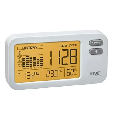 Abbildung von TFA Dostmann AIRCO2NTROL COACH, Kohlenstoffmonoxid, Weiß, USB, 105 mm, 33 56 mm