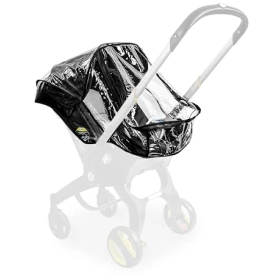 Abbildung von iEasey Babyschale Regenschutz kompatibel mit Doona Babyschale, Wetterschutz Buggy Reise Babytrage Regenverdeck Baby Autositz Zubehör Reißverschluss Tür Gute Luftzirkulation