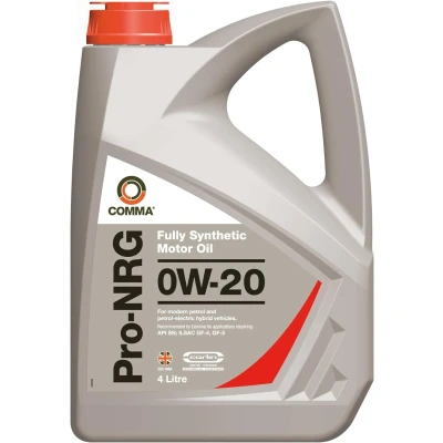 Abbildung von Comma Pro Nrg 0W 20 4l Motoröl NRG4L MITSUBISHI: COLT 6, ASX SUV, Mirage / Space Star Schrägheck, TOYOTA: Yaris III Aygo, Auris Schrägheck