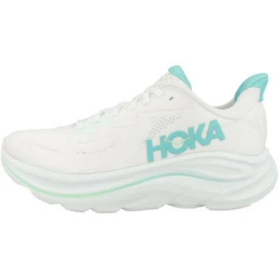 Abbildung von HOKA Clifton 10 Laufschuh Straße, Damen, Größe: 38 2/3, White/cielo blue Schuhe