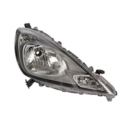 Abbildung von ABAKUS 217 1169R LEMN1 Scheinwerfer rechts H4 chrom glasklar ohne Lampenträger, Glühlampe P43t HONDA: Jazz 3 Schrägheck