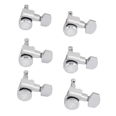Abbildung von Fender Locking Mechaniken für Stratocaster/Telecaster E Gitarre, 6er Pack, Chrom