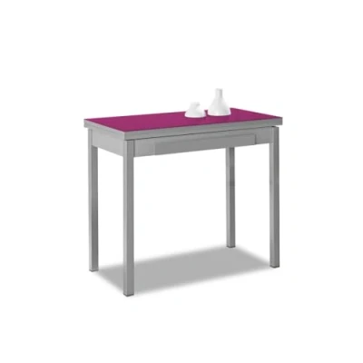 Abbildung von ASTIMESA Buchart: Küchentisch, Metall, Aubergine, 90 x 50 cm