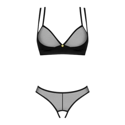 Abbildung von Obsessive Nesari Zweiteiliges Schrittloses Set Schwarz