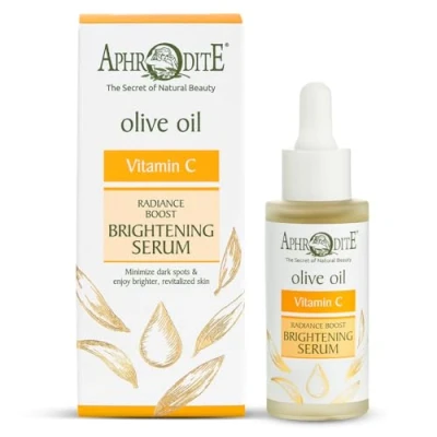 Abbildung von Aphrodite Vitamin C Strahlenverstärkendes Serum Reduziert dunkle Flecken Leicht &amp; duftfrei Für stumpfe Haut Feuchtigkeitsserum Gesicht