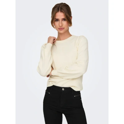 Abbildung von ONLY Onlkatia Strickpullover, Damen, Größe: Large, Whitecap gray