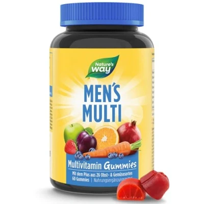 Abbildung von Nature&#039;s Way Men’s Multi Multivitamin Gummies 60 St