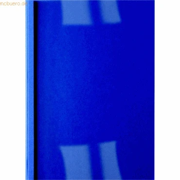 Abbildung von GBC LeatherGrain Thermo Bindemappen, 100 Stück, A4, königsblau, 1.5mm
