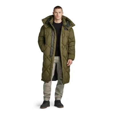 Abbildung von G Star Whistler XL LONG Blanket Wintermantel, Herren, Größe: Small, Dark olive