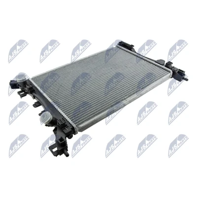 Abbildung von NTY CCH PL 001 Kühler, Motorkühlung Aluminium 540mm 377mm 23mm OPEL: Corsa D Schrägheck