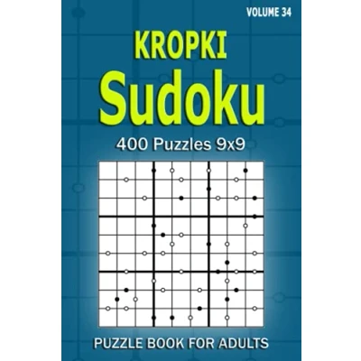 Abbildung von Kropki Sudoku Puzzle Book for Adults: 400 Puzzles 9x9 (Volume 34)