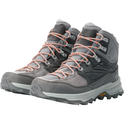 Abbildung von Jack Wolfskin Cyrox Texapore MID Hikingschuh, Damen, Größe: 37, Pebble Schuhe