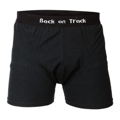 Abbildung von Back on Track Boxershorts Herren Schwarz L, 48 50