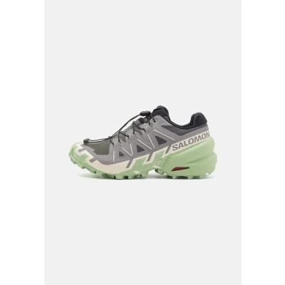 Abbildung von Salomon Speedcross 6 Laufschuh Trail, Damen, Größe: 42, Castlerock/vanilla ice/smoke green Schuhe