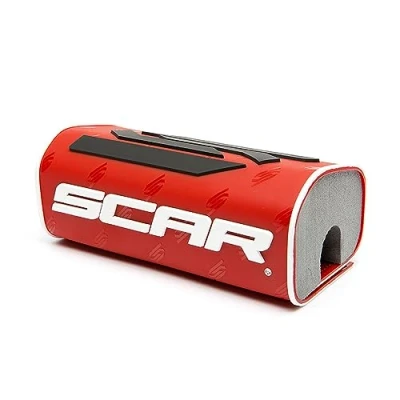 Abbildung von SCAR Lenkerpolster Lenker ohne Mittelstrebe moto cross quad dirt bike Enduro Rot