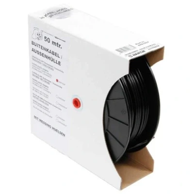 Abbildung von Slurf Unisex Erwachsene Schaltzugaußenhülle 03488947 Schaltzugaußenhülle, Schwarz, 50 m/Ø 4 mm