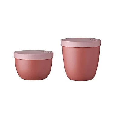 Abbildung von Mepal Lunchbox Ellipse Snackpots 350 &amp; 500 ml 2er Set, Kunststoff, (2 tlg), Spülmaschinengeeignet, Mikrowellengeeignet (ohne Deckel)