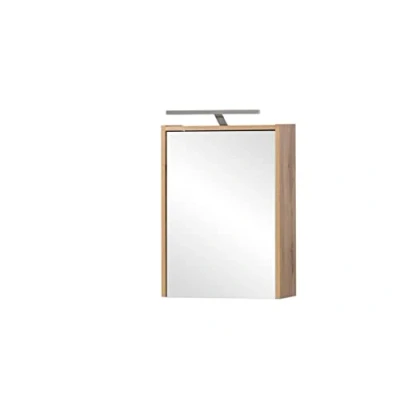 Abbildung von Schildmeyer Carlos Spiegelschrank, Holzwerkstoff, Eiche Landhaus Dekor, 43,5 cm