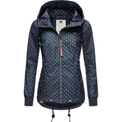 Abbildung von Ragwear Outdoorjacke &quot;Danka Dots&quot;, mit Kapuze, stylische Übergangsjacke großer Kapuze