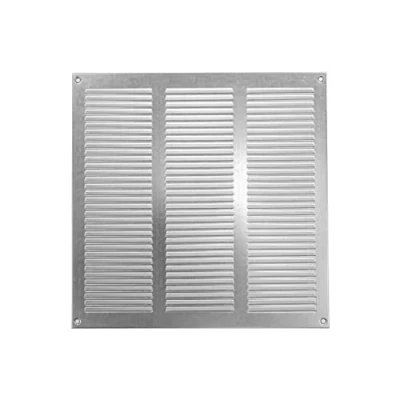 Abbildung von 30 x cm Verzinkt Abdeckung der Entlüftung Stahlrücklauf Luftgitter für Decke und Seitenwand HVAC mit Insektenschutzgitter (300 300 mm, Verzinkt)