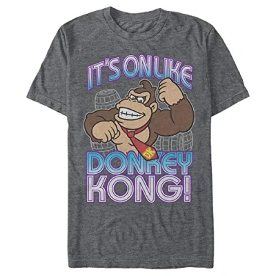 Abbildung von Nintendo Herren Its on T Shirt, Char Htr, X Groß