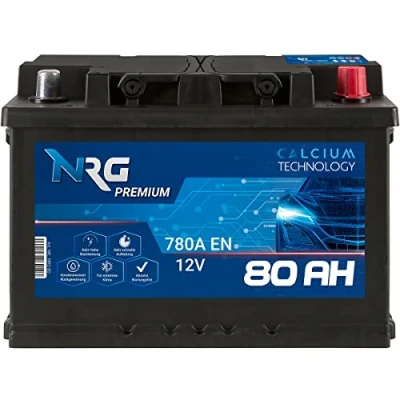 Abbildung von NRG Premium Autobatterie 12V 80Ah 780A/EN Batterie ersetzt 70AH 72AH 74AH 75AH 76AH 77AH