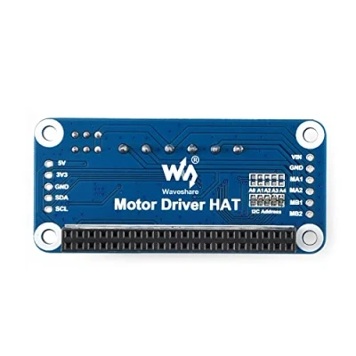 Abbildung von Waveshare Motor Driver Hut für Raspberry Pi Zero W/Zero WH/2B/3B/3B+ I2C Schnittstelle Drive Zwei DC Motors DIY Mobile Roboter