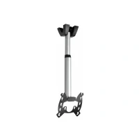 Abbildung von VOGEL&#039;S PFC 555 TV Deckenhalterung für 48 106 cm (19 42 Zoll) Fernseher, Höhenverstellbar 550 bis 850 mm, Drehbar und Neigbar, max. 15 kg, VESA 200 x 200, Universelle Kompatibilität, silber