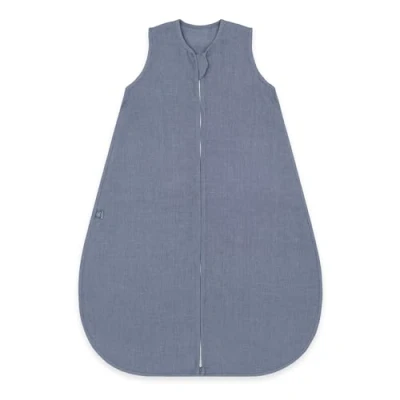 Abbildung von emma &amp; noah Baby Schlafsack 3.5 TOG, Strampelsack für den Winter, in vielen Farben, Bio Baumwolle, OEKO TEX Zertifiziert, Abnehmbare Ärmel, Neugeborene (Essential Blau, 70)