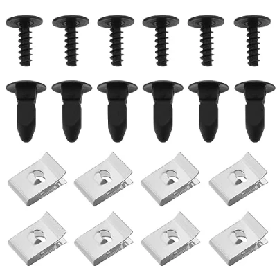Abbildung von SG Store 2 Sets Auto Stoßstange Radlauf Schrauben Kit N90775001 N90959101 N90833801 für A3 A4 B6 A6 C5 Fender Liner Abdeckung Spritzschutz Schraube U Mutter