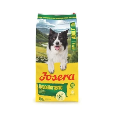 Abbildung von JOSERA Adult Hypoallergenic (1 x 12,5 kg) Premium Trockenfutter für erwachsene Hunde mit Unverträglichkeiten Insekten als einzige tierische Proteinquelle getreidefrei hochverdaulich 1er Pack