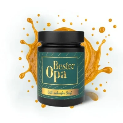 Abbildung von Premium Bester Opa Senf, 180ml
