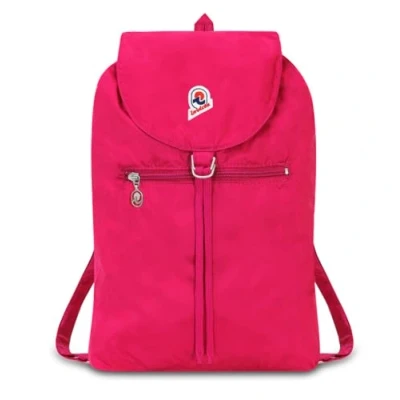 Abbildung von Invicta Tagesrucksack, Backpack für Reise Ausflüge &amp; Freizeit; Damen Herren, mit Hüftgurt faltbar pink, einfarbig, 8 LT, Extra leicht, MINISAC VINTAGE