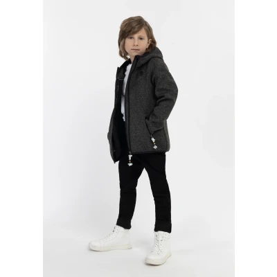 Abbildung von Schmuddelwedda Fleecejacke für Kinder, Größe: 146, Grau melange