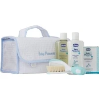 Abbildung von Chicco Baby Moments Beauty Set mit hellblauem Griff