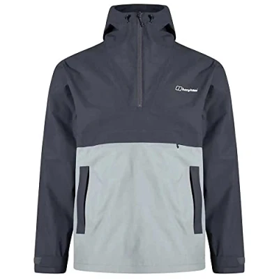 Abbildung von Berghaus Herren Vestment Smock Half Zip Wasserdichte Shell Jacke, strapazierfähiger, atmungsaktiver Regenmantel