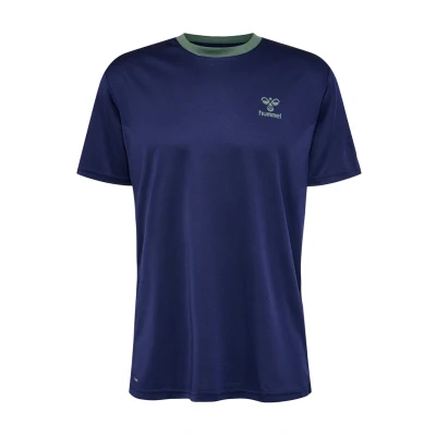 Abbildung von Hummel Hmlstaltic Sport Tshirt, Herren, Größe: Small, Marine/duck green