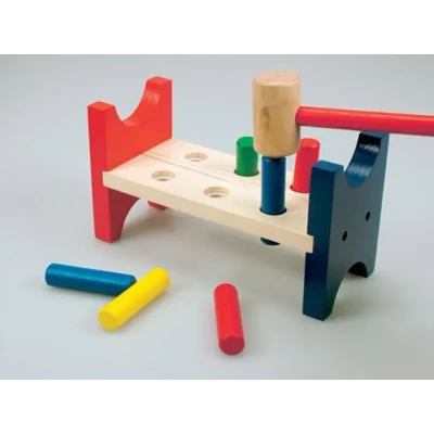 Abbildung von Klopfbank; Toc Toc, bunt