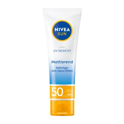 Abbildung von Nivea SUN UV FACE Shine Control Cream Sonnenschutz, Größe: 50 ml,