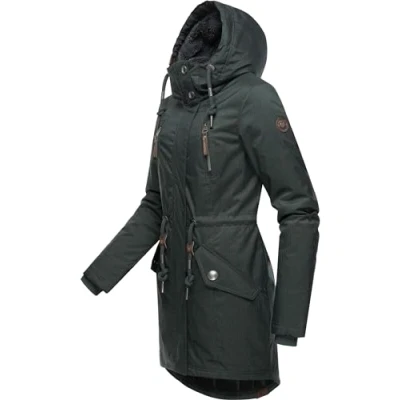 Abbildung von Ragwear Elsie Melange Parka, Damen, Größe: 4XL, Dark green