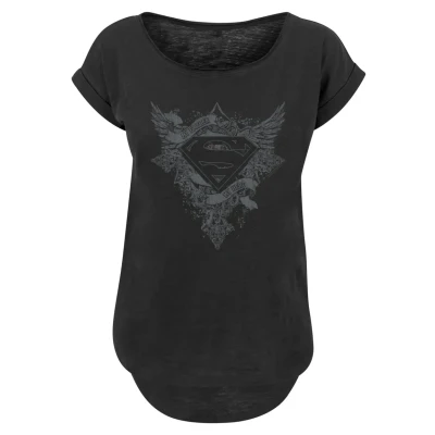 Abbildung von F4NT4STIC DC Comics Superman MY Father HERO Tshirt print, Damen, Größe: Small, Black