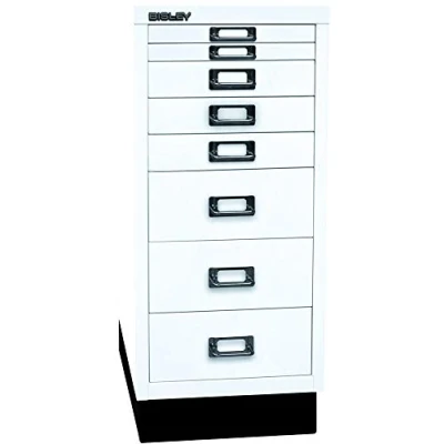Abbildung von Bisley Schubladenschrank Multidrawers 29er Serie A4 8 Schübe verkehrsw