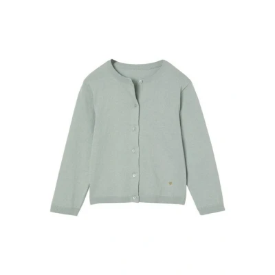 Abbildung von Vertbaudet Basics Strickjacke für Kinder, Größe: 86, Graublau