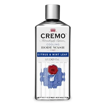 Abbildung von CREMO Cooling Body Wash For Men Rejuvenating Citrus &amp; Mint Leaf Shower Gel 473ml