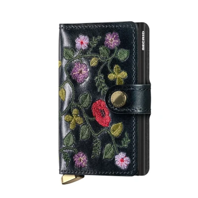 Abbildung von Secrid Miniwallet Premium Stitch Floral black