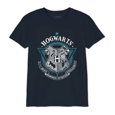Abbildung von HARRY POTTER Jungen Bohapomts159 T Shirt, Marineblau, 10 Jahre