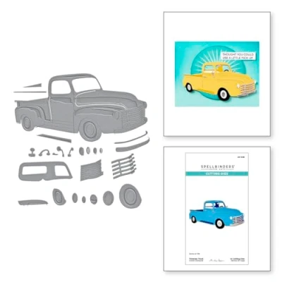 Abbildung von Spellbinders Classic Road Legends Etched Dies Timeless Truck (S4 1446)