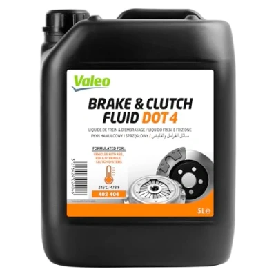 Abbildung von VALEO DOT 4 402404 Bremsflüssigkeit 5 VOLKSWAGEN: Transporter Pritsche / Fahrgestell, Golf Schrägheck, Eos, AUDI: A6 C7 Avant, A4 B8 Avant